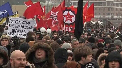 Protestas en Rusia contra Putin