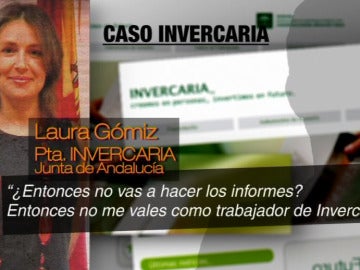 La presidenta de Invercaria pide informes falsos que justifiquen pagos fraudulentos