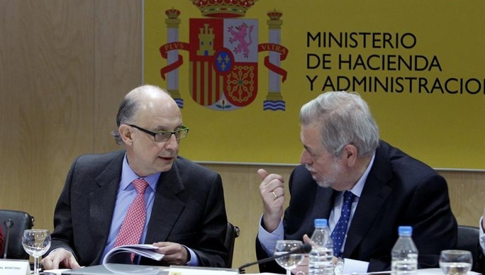 Cristóbal Montoro, en el Consejo de Política Fiscal y Financiera