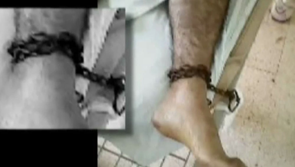Fragmento del vídeo que muestra presuntas torturas