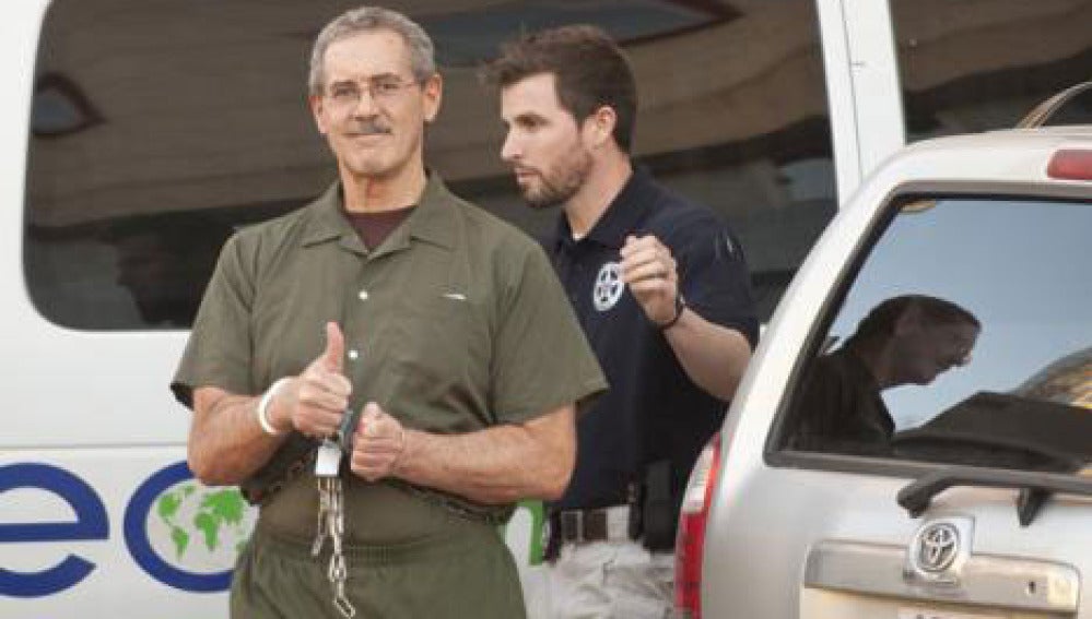 Allen Stanford a su llegada a los juzgados