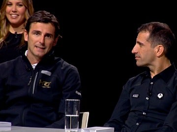 Pedro de la Rosa en la presentación de la Fórmula 1 en Antena 3