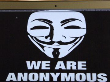 Mensaje de Anonymous en las webs pirateadas