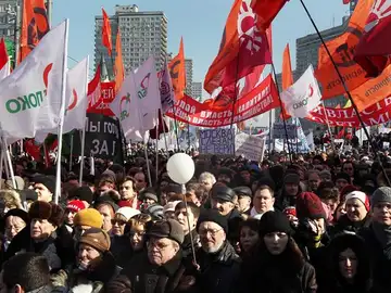 Manifestaciones contra Putin en Rusia Manifestaciones contra Putin en Rusia