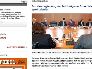 Publicación en el diario 'Der Spiegel' Publicación en el diario 'Der Spiegel'