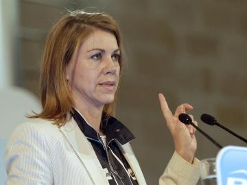 La presidenta de Castilla-La Mancha y secretaria general del Partido Popular, María Dolores de Cospedal