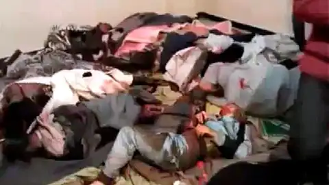 Hallados 45 cadáveres, en su mayoría mujeres y niños, en Homs Hallados 45 cadáveres, en su mayoría mujeres y niños, en Homs
