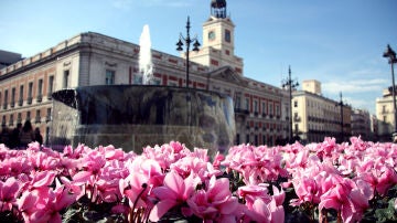 La primavera en la Puerta del Sol