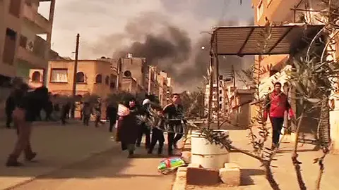 Los ataques continúan en Siria Los ataques continúan en Siria