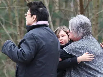 Parientes de las víctimas del accidente Parientes de las víctimas del accidente