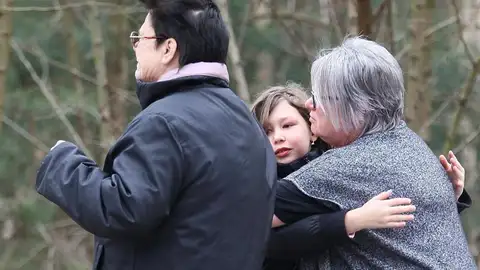 Parientes de las víctimas del accidente Parientes de las víctimas del accidente