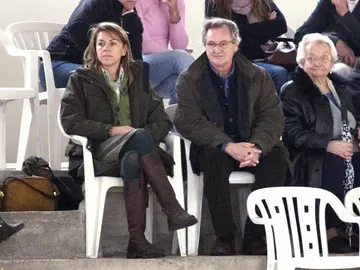 María Dolores de Cospedal junto a su marido María Dolores de Cospedal junto a su marido