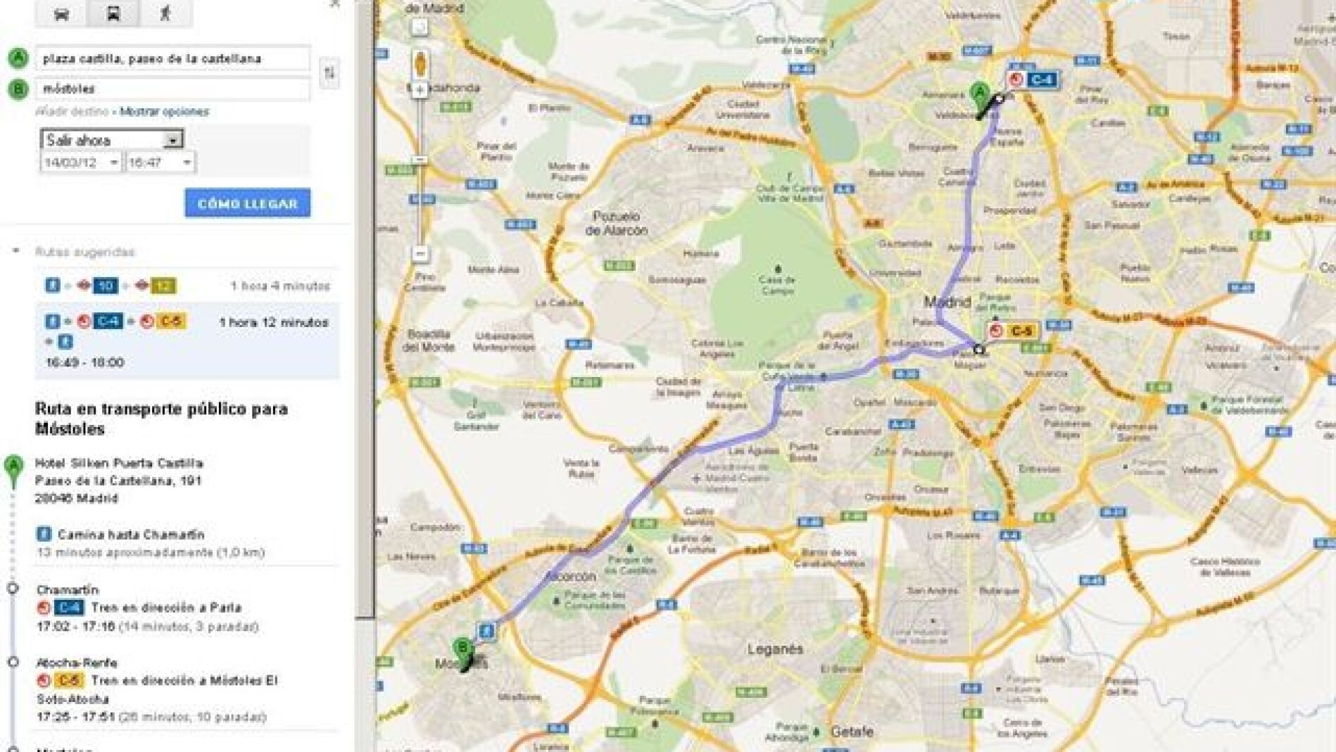 Google Maps incluye red de cercan&iacute;as