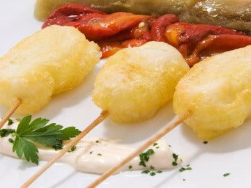 Bacalao en tempura