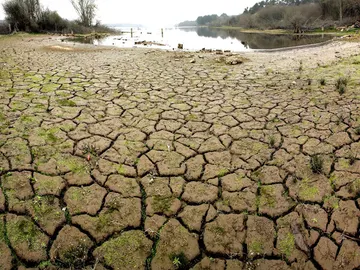 Tierra cuarteada por la sequía Tierra cuarteada por la sequía