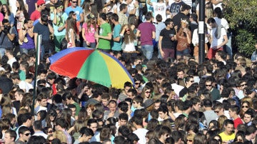 Macrobotellón en Granada