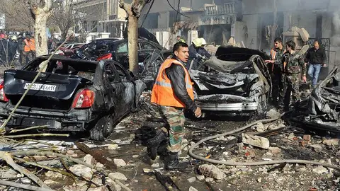 Doble atentado en Damasco Doble atentado en Damasco