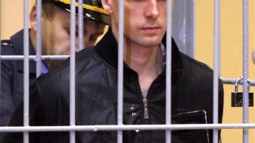  Fotografía de archivo de Vladislav Kovalyov, acusado de terrorismo,en el tribunal en Minsk.