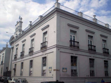 Fachada del Hospital Maciel, en Montevideo