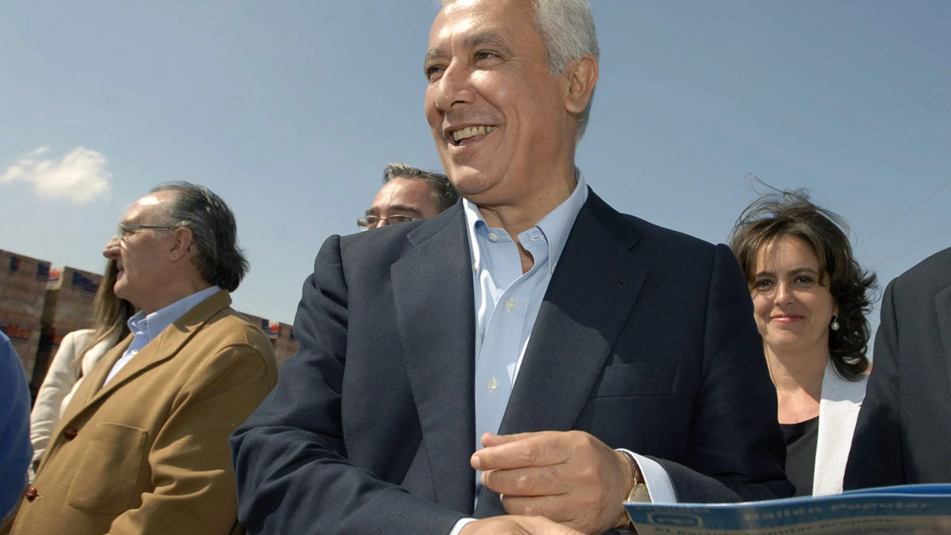 Javier Arenas durante la campaña
