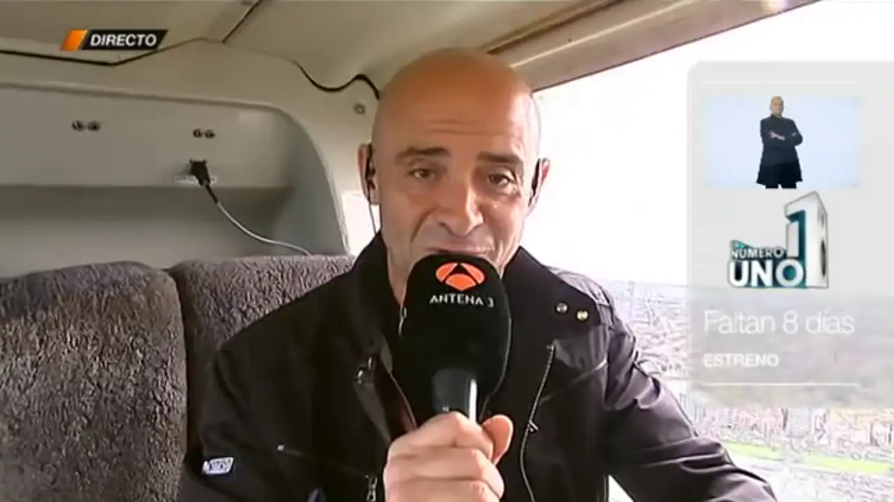 De la Rosa saluda al equipo de Antena 3