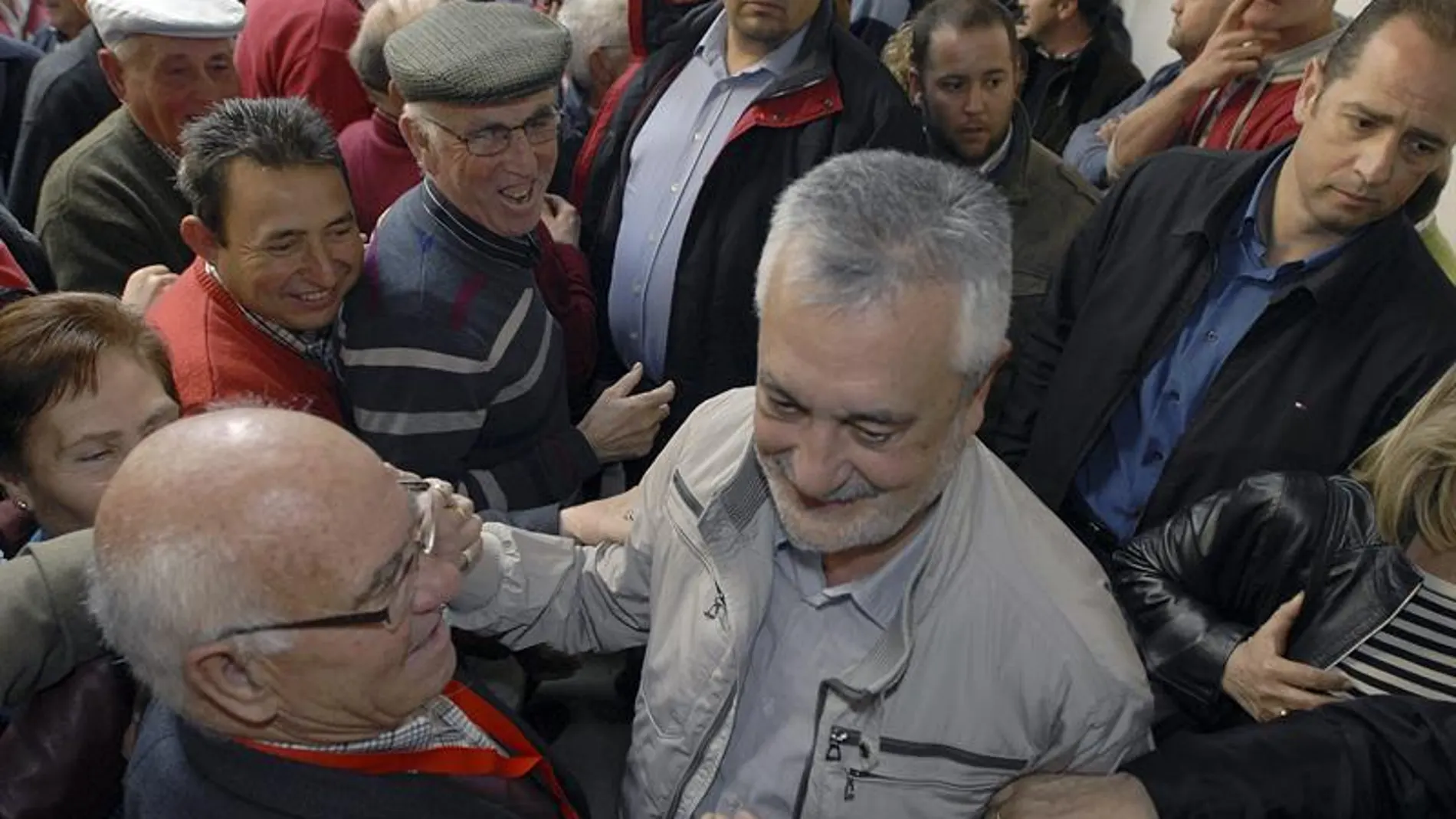 El candidato del PSOE a la Junta, José Antonio Griñán