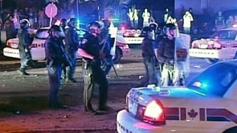 Graves disturbios en Canad&aacute;