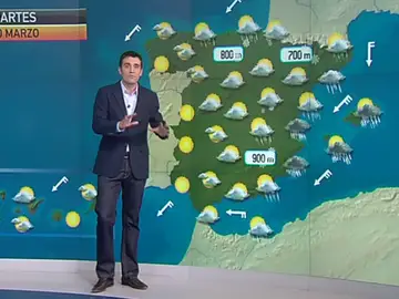 La previsión del tiempo (19-03-2012) Noche La previsión del tiempo (19-03-2012) Noche