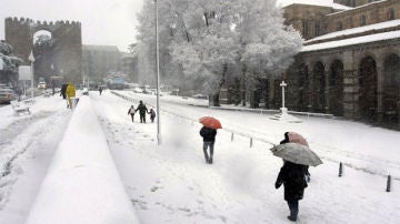 Nieve en León