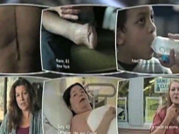Imágenes de la campaña antitabaco en EEUU