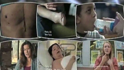 Im&aacute;genes de la campa&ntilde;a antitabaco en EEUU