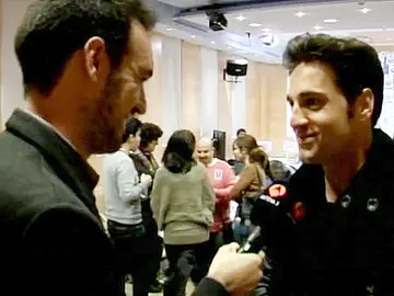 David Bustamante en la presentación de 'El Número Uno' David Bustamante en la presentación de 'El Número Uno'