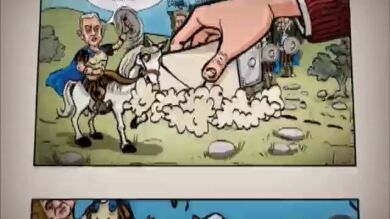 El PSOE presenta a Andalucía como el poblado galo de Astérix y Obélix