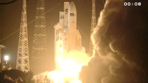 Lanzan la mayor nave espacial de carga Lanzan la mayor nave espacial de carga