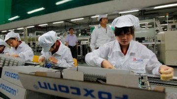 Trabajadores de Apple en China