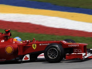 Fernando Alonso, en Sepang