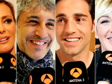 Paula Vázquez, Sergio Dalma, David Bustamante y Ana Torroja Paula Vázquez, Sergio Dalma, David Bustamante y Ana Torroja