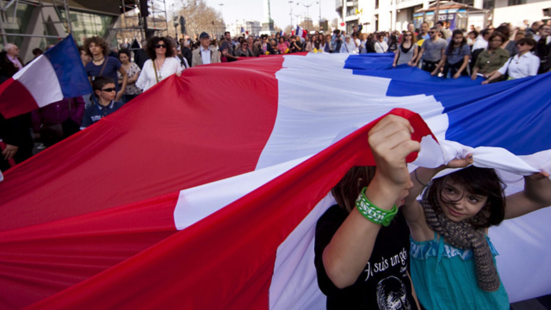 Manifestaci&oacute;n en Par&iacute;s contra el racismo
