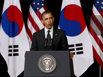 Barack Obama, en Corea del Sur