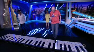 Tocamos un piano gigante en El Hormiguero