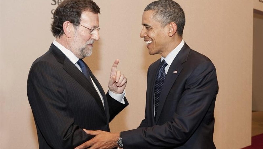 Encuentro entre Rajoy y Obama en Seúl