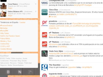 El 29M, en Twitter