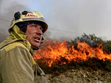 Decenas de incendios siguen activos en Asturias