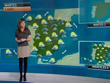 La previsión del tiempo (01-04-2012) Noche La previsión del tiempo (01-04-2012) Noche