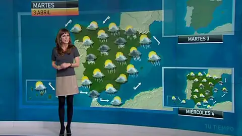 La previsión del tiempo (01-04-2012) Noche La previsión del tiempo (01-04-2012) Noche