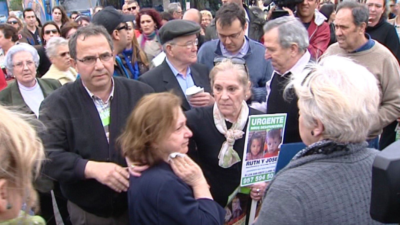 La familia de José Bretón estuvo presente en la concentración