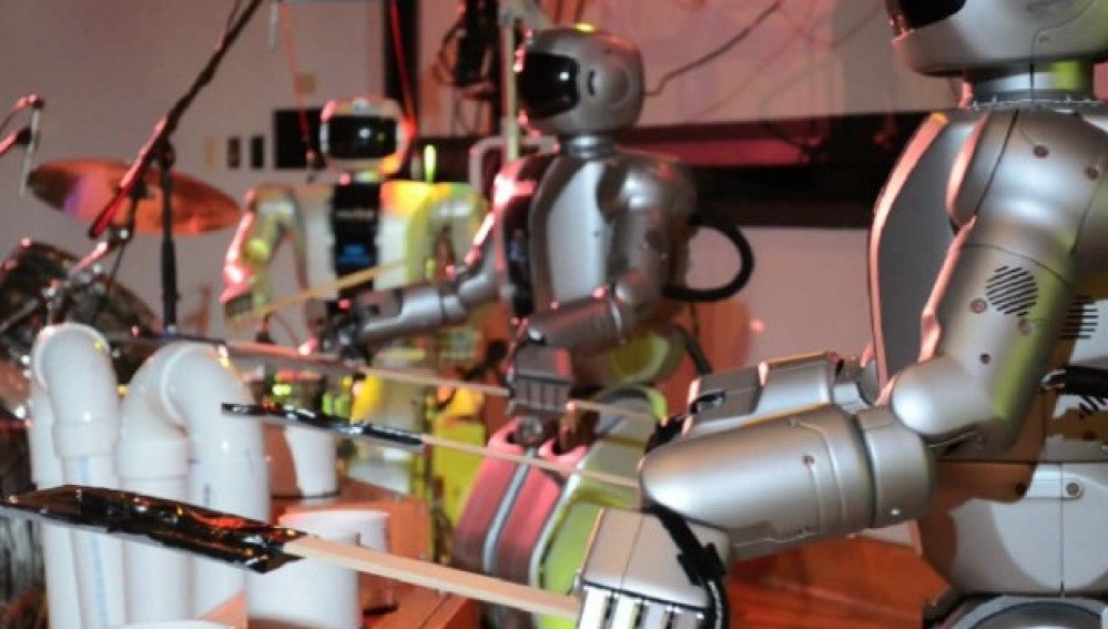 Los Beatles robots