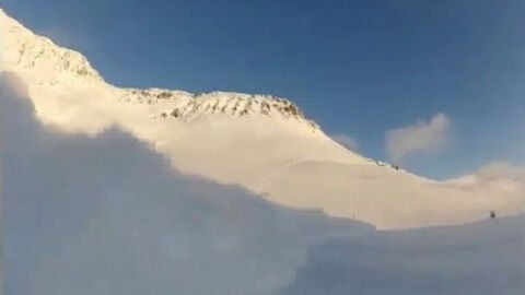 Avalancha de nieve en Noruega