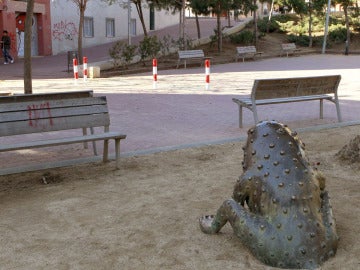 Parque de L'Hospitalet de Llobregat donde fue asesinado el joven boliviano