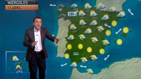 La previsi&oacute;n del tiempo (10-04-2012) Noche
